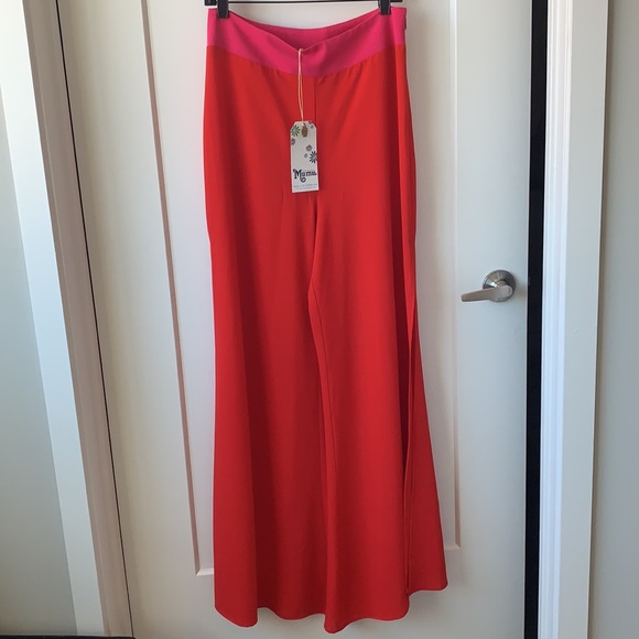 Show Me Your MuMu SMYMM high waisted colorblock pants - Picture 9 of 11